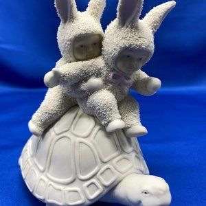 SNOWBABIES DEPARTMENT 56 "It's Working We're Going Faster" #2619-0 1995 Figurine